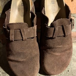 Birkenstock style slip on clogs